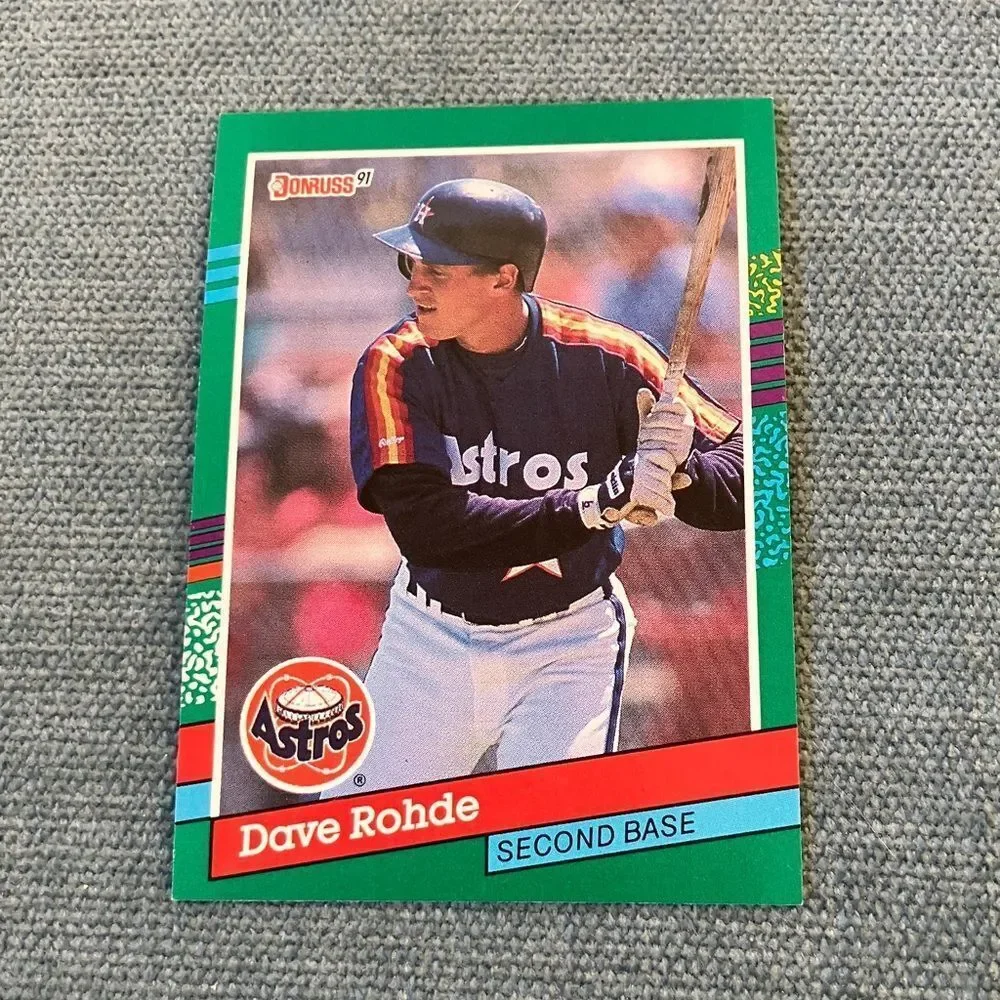 1991 Donruss Houston Astros Baseball Card Trading Card